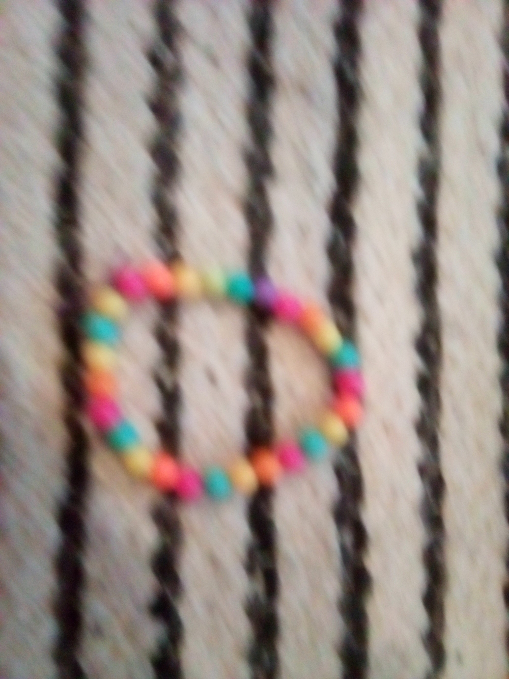 Colorful Beaded Stretch Bracelet - Multicolor
